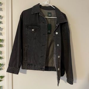 Black jean jacket